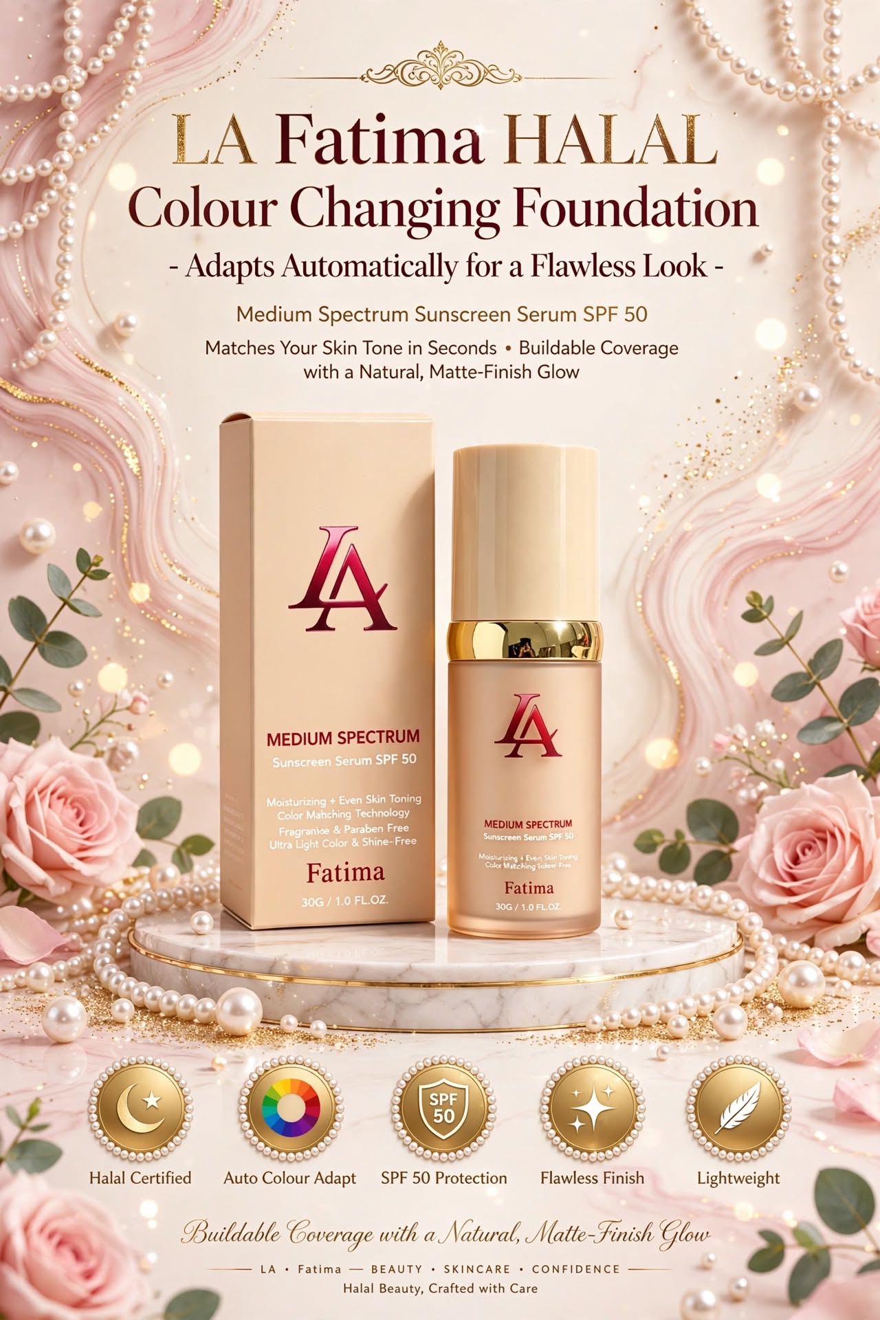 Colour Changing Foundation (Halal)